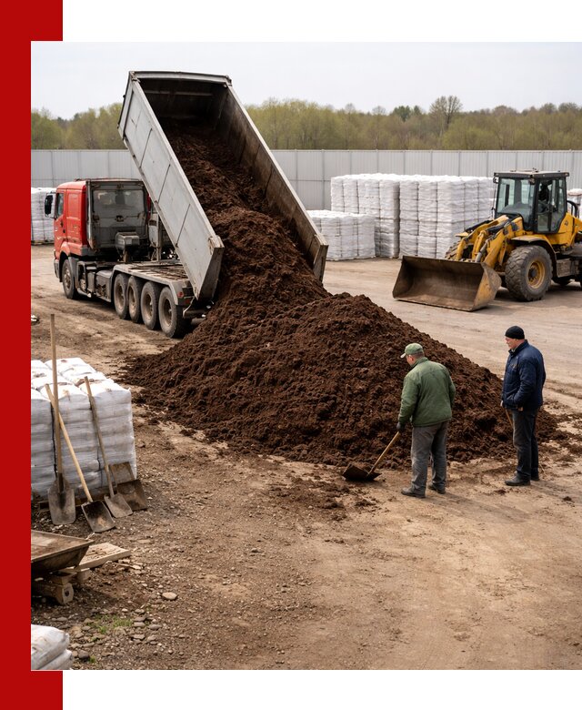 Доставка торфяных смесей оптом и в розницу в Малгобеке