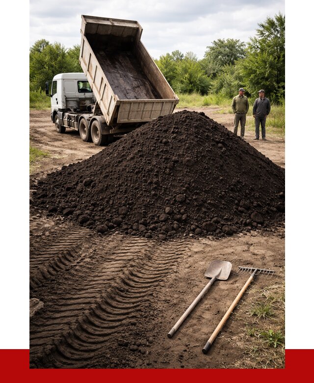 Купить чернозем навалом в Малгобеке от 1238 р. за куб | ПРОНЕРУДМлг