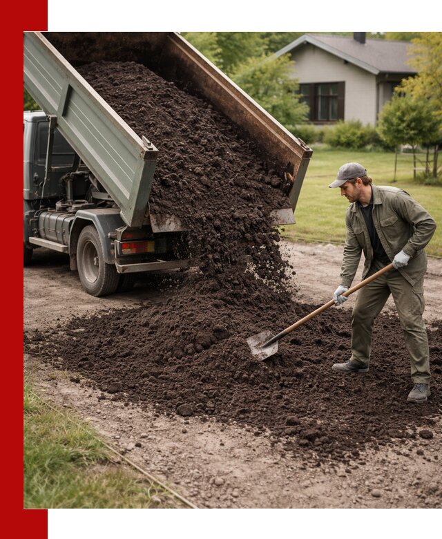 Чернозем для газона с доставкой в Малгобеке быстро и качественно