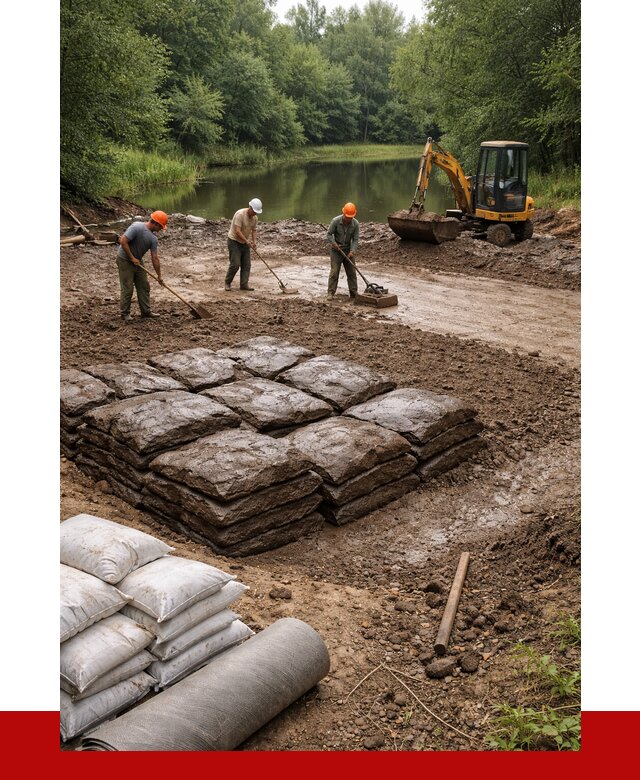 Купить глину для пруда в Малгобеке от 4643 р. с доставкой | ПРОНЕРУДМлг