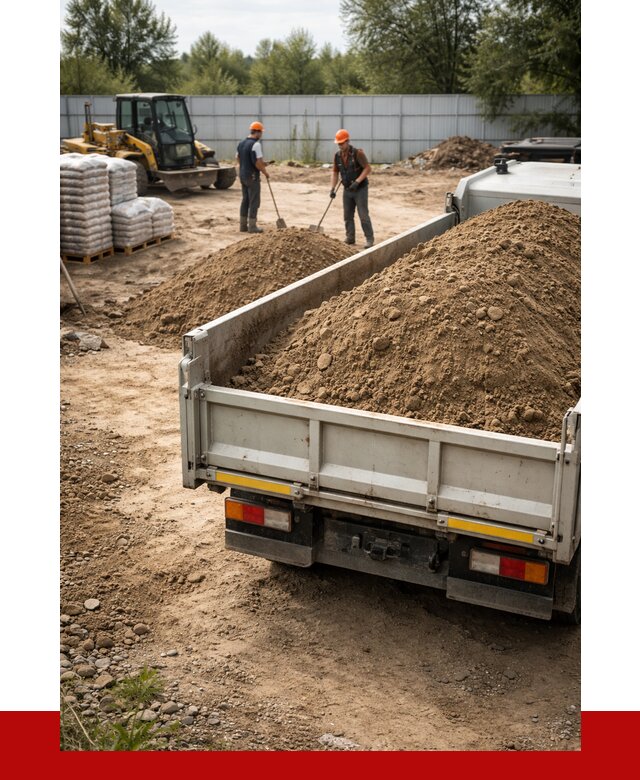 Супесь с доставкой в Малгобеке от 2528 р. за куб | ПРОНЕРУДМлг