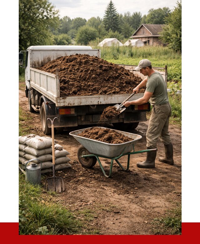 Купить коровий навоз с доставкой в Малгобеке от 1857 р. | ПРОНЕРУДМлг