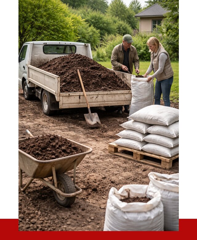 Перегной в мешках с доставкой в Малгобеке от 2270 р. | ПРОНЕРУДМлг