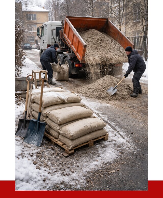 Противогололедные материалы оптом в Малгобеке от 4334 р. | ПРОНЕРУДМлг