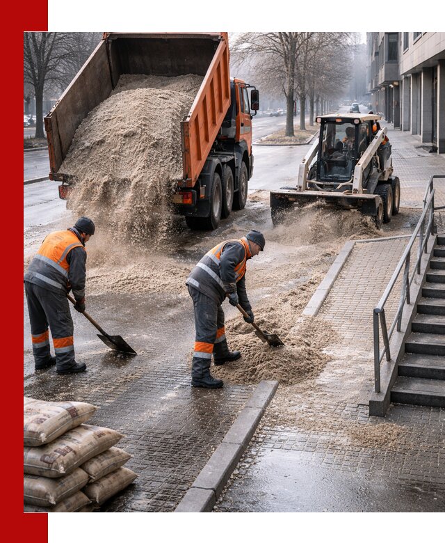 Поставка противогололедных материалов в Малгобеке