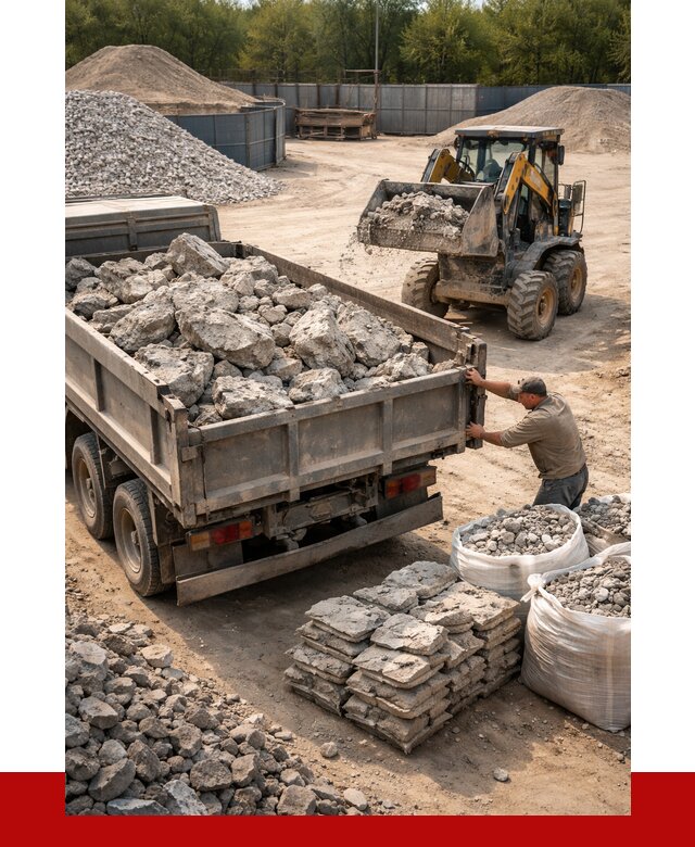 Купить бой бетона с доставкой в Малгобеке от 4953 р. | ПРОНЕРУДМлг