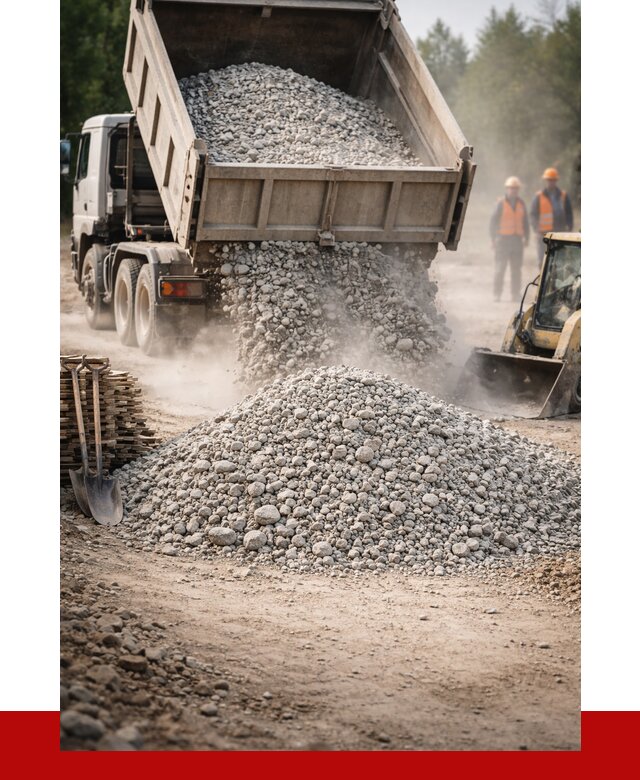 Купить дробленый бетон в Малгобеке от 1754 р./куб | ПРОНЕРУДМлг