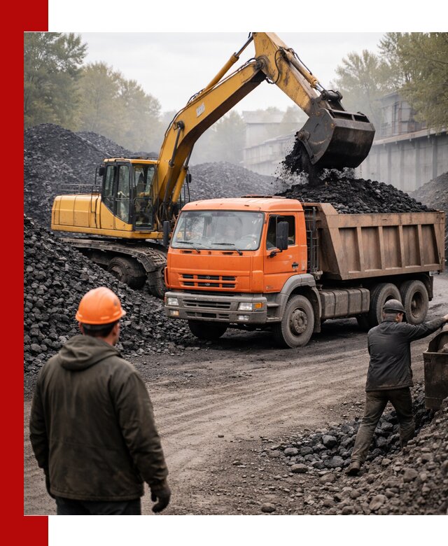 Доставка угля автотранспортом в Малгобеке быстро и выгодно