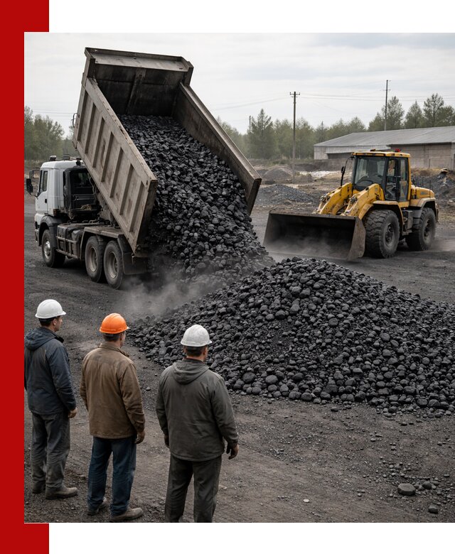 Доставка угля антрацита в Малгобеке с самосвалами и погрузкой