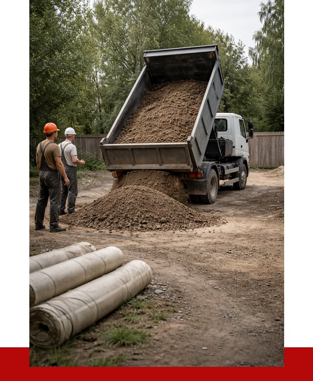 Доставка сыпучих материалов самосвалом в Малгобека от 4334 р. | ПРОНЕРУДМлг