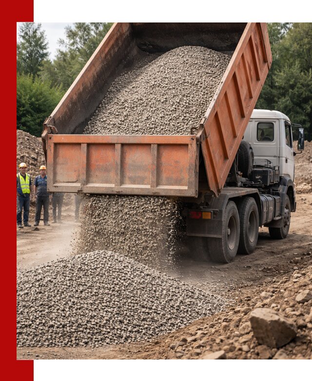 Доставка сыпучих материалов самосвалом в Малгобеке быстро и надежно