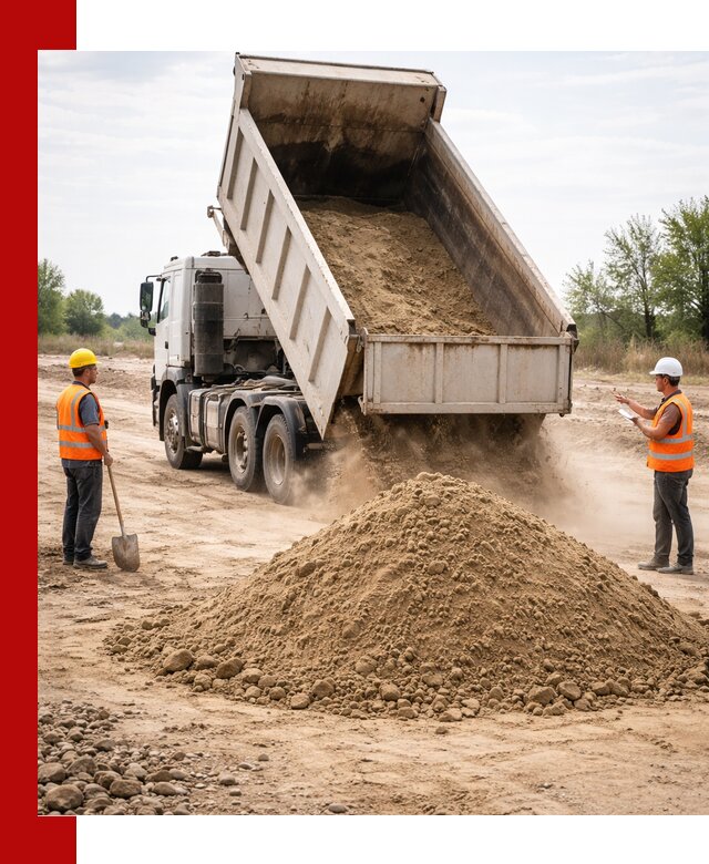 Доставка самосвалом 15 кубов в Малгобеке за город и по городу