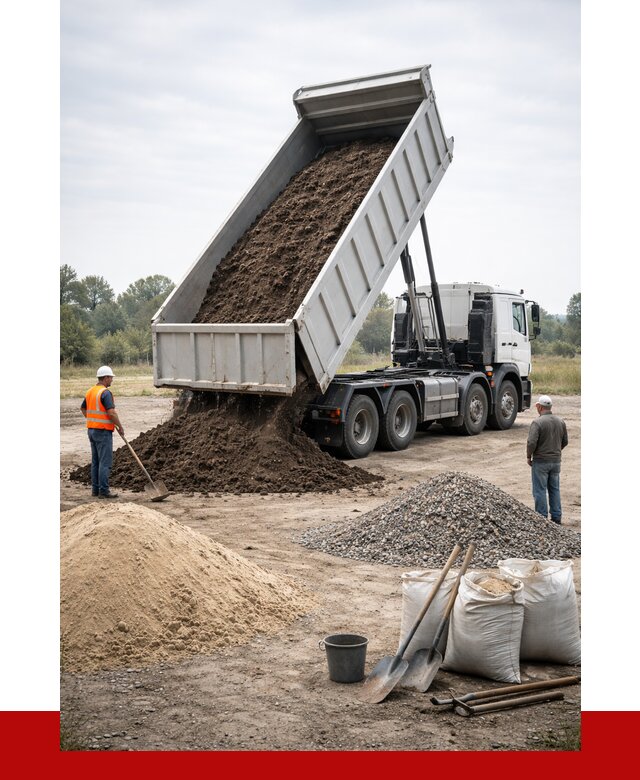 Доставка самосвалом 30 кубов в Малгобеке от 8770 р. | ПРОНЕРУДМлг