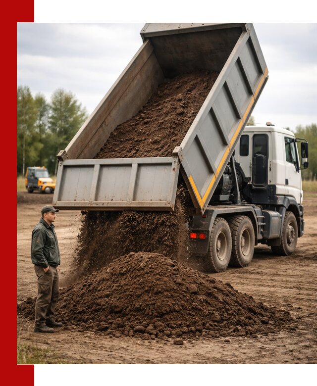 Аренда самосвала с водителем в Малгобеке для сыпучих грузов и навоза