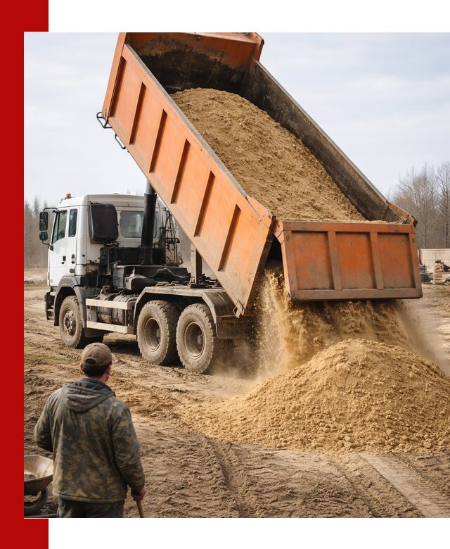 Аренда самосвала 20 тонн для перевозки грузов в Малгобеке
