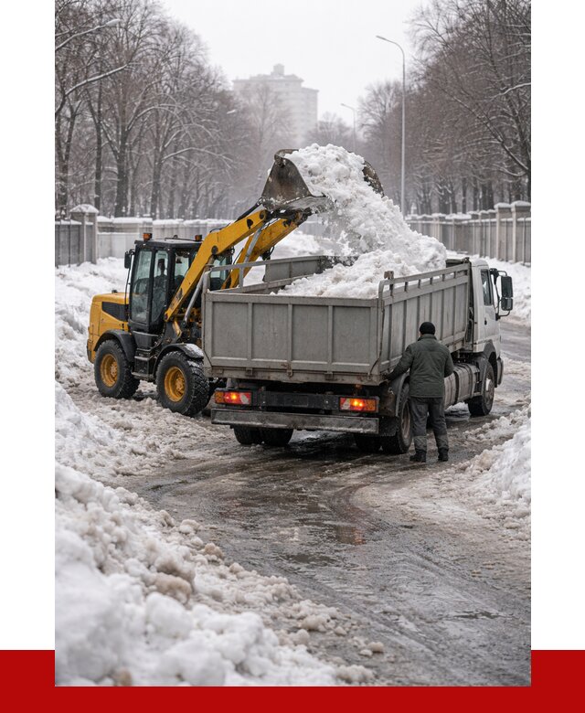 Вывоз снега с погрузкой в Малгобеке от 3611 р. ПРОНЕРУДМлг