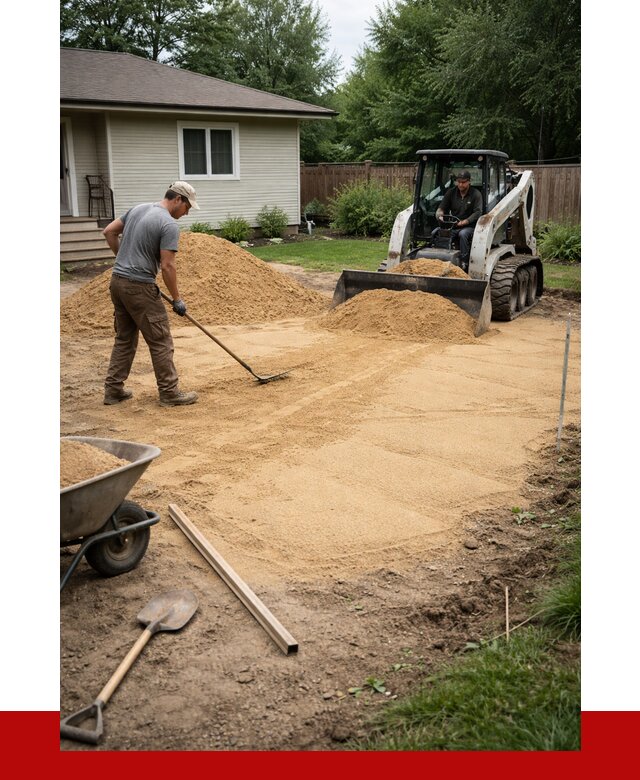 Отсыпка участка песком в Малгобеке, от 2580 р., ПРОНЕРУДМлг