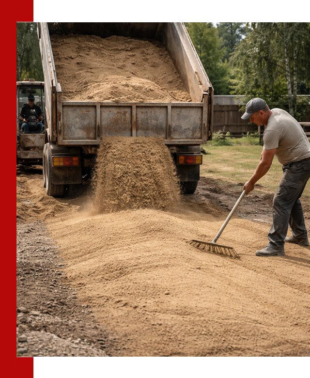 Отсыпка участка песком в Малгобеке быстро и качественно