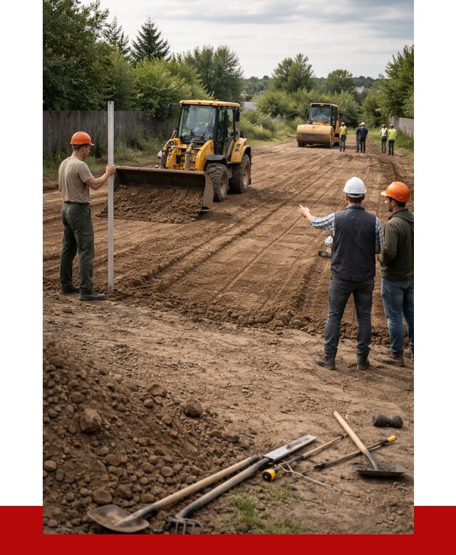 Планировка участка грунтом в Малгобеке от 4643 р ПРОНЕРУДМлг