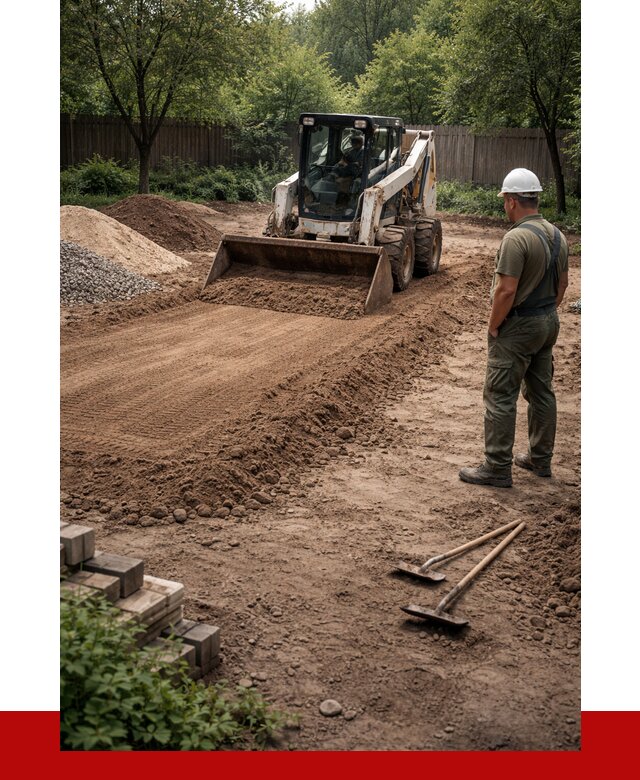 Выравнивание участка под ключ в Малгобеке от 3611 р. | ПРОНЕРУДМлг